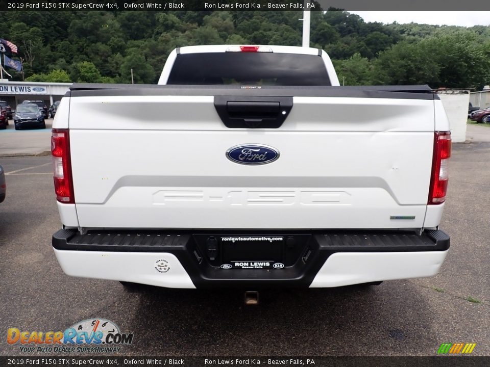 2019 Ford F150 STX SuperCrew 4x4 Oxford White / Black Photo #7