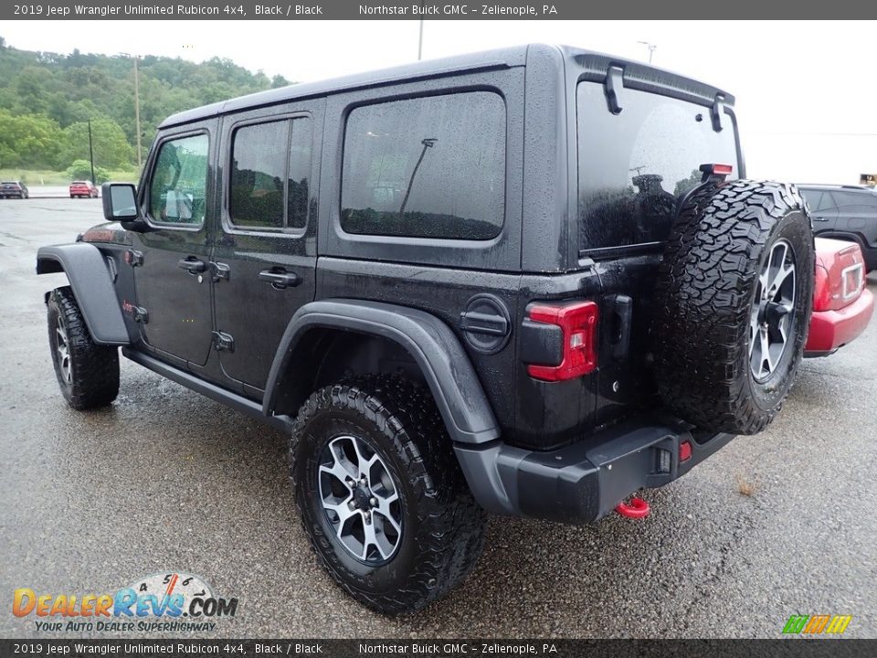 2019 Jeep Wrangler Unlimited Rubicon 4x4 Black / Black Photo #8