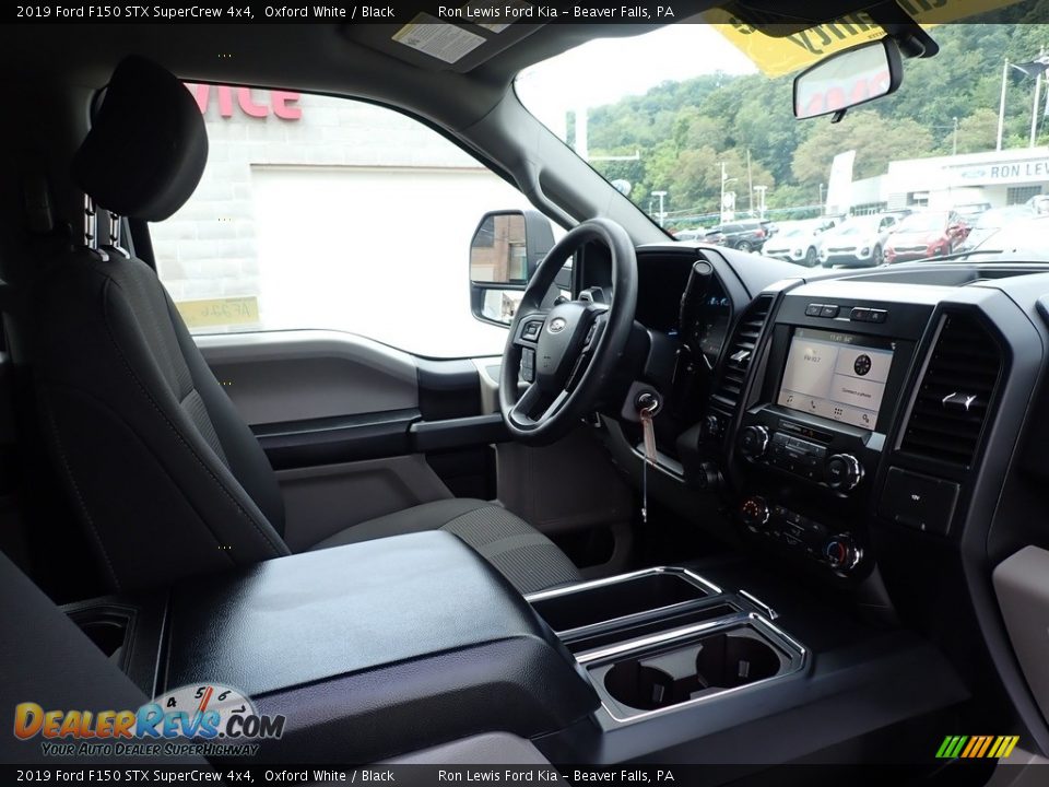 2019 Ford F150 STX SuperCrew 4x4 Oxford White / Black Photo #10