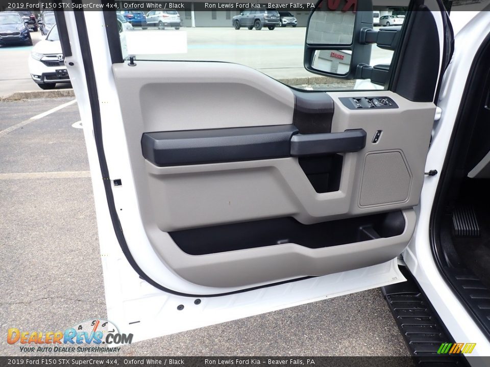 2019 Ford F150 STX SuperCrew 4x4 Oxford White / Black Photo #12