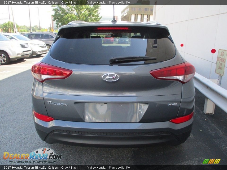 2017 Hyundai Tucson SE AWD Coliseum Gray / Black Photo #4