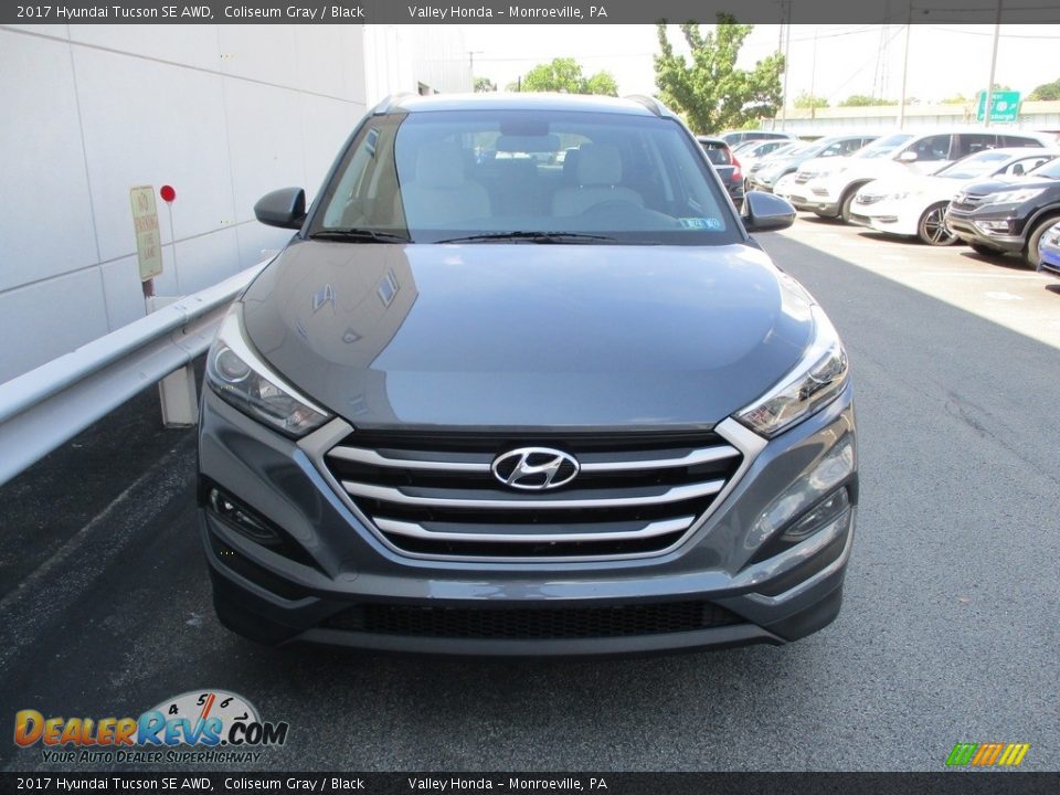 2017 Hyundai Tucson SE AWD Coliseum Gray / Black Photo #9