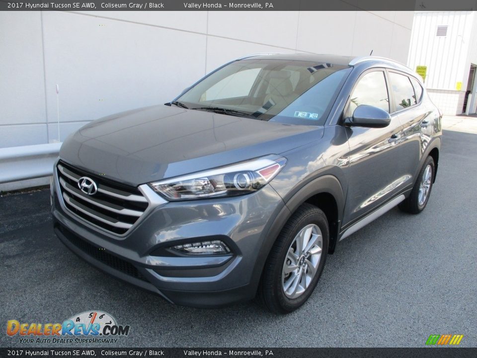 2017 Hyundai Tucson SE AWD Coliseum Gray / Black Photo #10