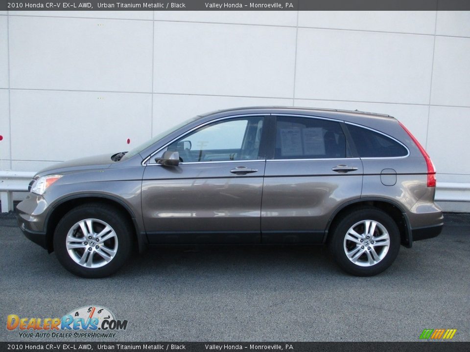 2010 Honda CR-V EX-L AWD Urban Titanium Metallic / Black Photo #2