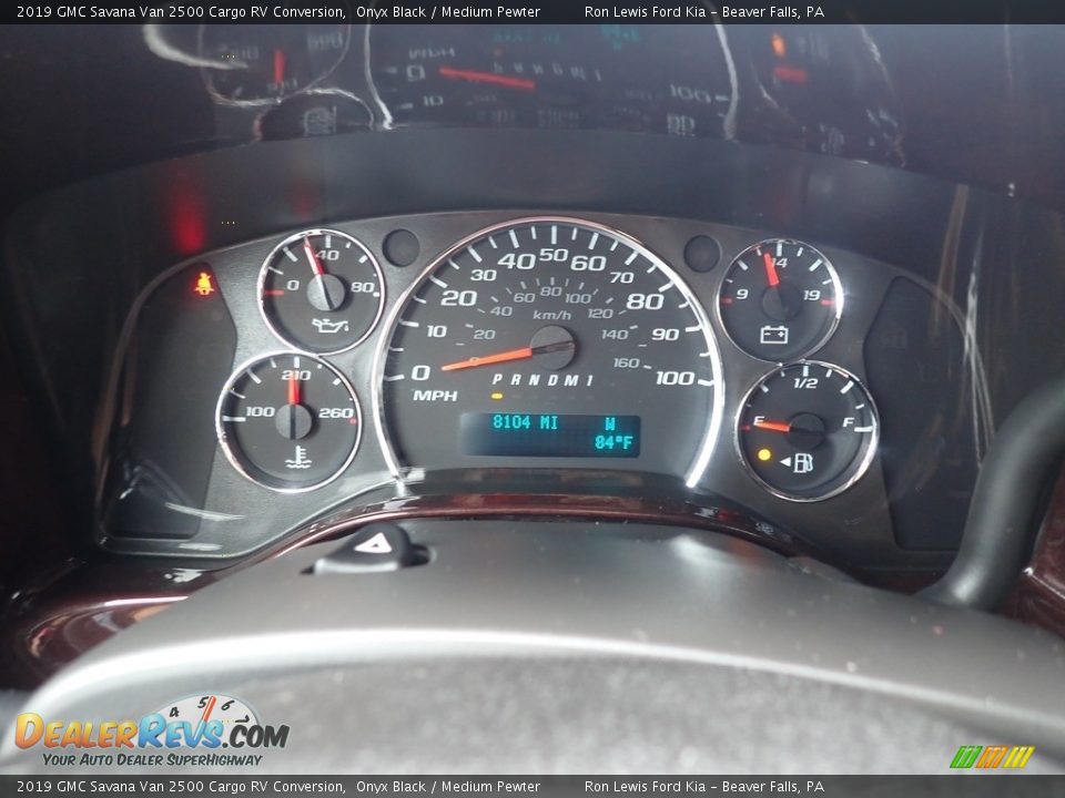 2019 GMC Savana Van 2500 Cargo RV Conversion Onyx Black / Medium Pewter Photo #16