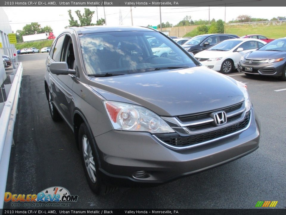 2010 Honda CR-V EX-L AWD Urban Titanium Metallic / Black Photo #7