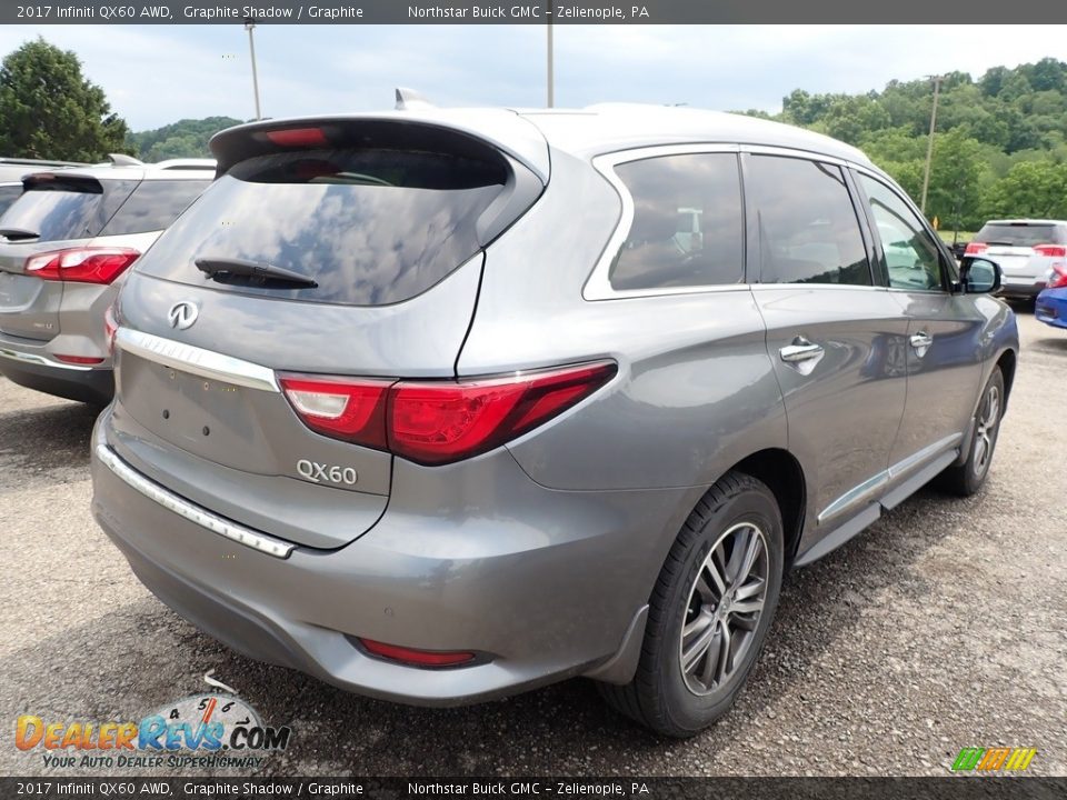 2017 Infiniti QX60 AWD Graphite Shadow / Graphite Photo #7