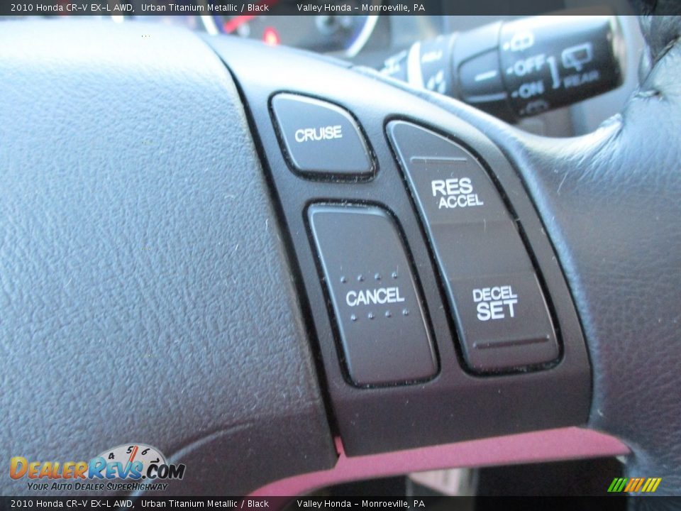 2010 Honda CR-V EX-L AWD Urban Titanium Metallic / Black Photo #18