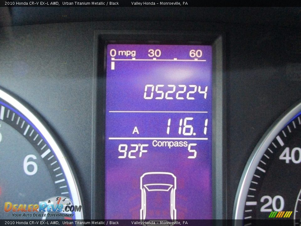 2010 Honda CR-V EX-L AWD Urban Titanium Metallic / Black Photo #20