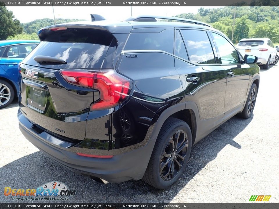 2019 GMC Terrain SLE AWD Ebony Twilight Metallic / Jet Black Photo #5