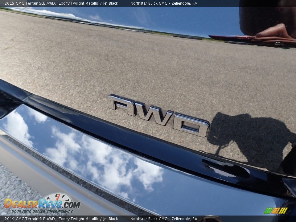 2019 GMC Terrain SLE AWD Ebony Twilight Metallic / Jet Black Photo #6