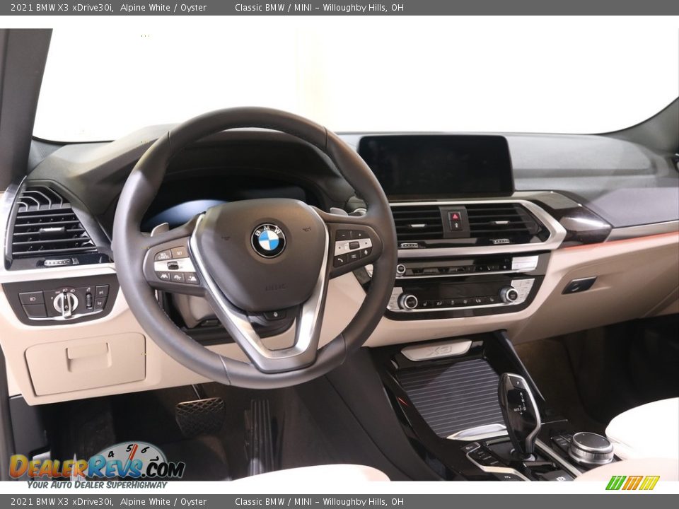 2021 BMW X3 xDrive30i Alpine White / Oyster Photo #6