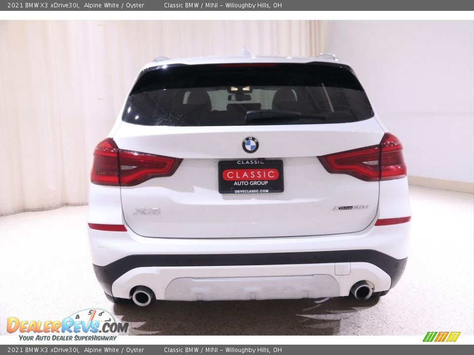 2021 BMW X3 xDrive30i Alpine White / Oyster Photo #19