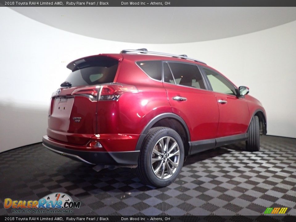 2018 Toyota RAV4 Limited AWD Ruby Flare Pearl / Black Photo #19
