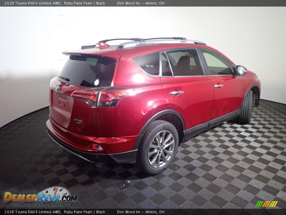 2018 Toyota RAV4 Limited AWD Ruby Flare Pearl / Black Photo #20