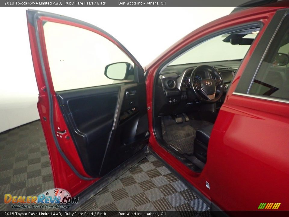 2018 Toyota RAV4 Limited AWD Ruby Flare Pearl / Black Photo #23