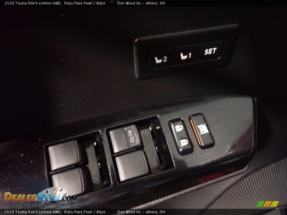 2018 Toyota RAV4 Limited AWD Ruby Flare Pearl / Black Photo #24