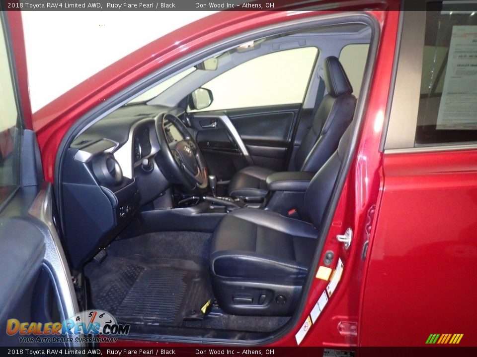 2018 Toyota RAV4 Limited AWD Ruby Flare Pearl / Black Photo #25