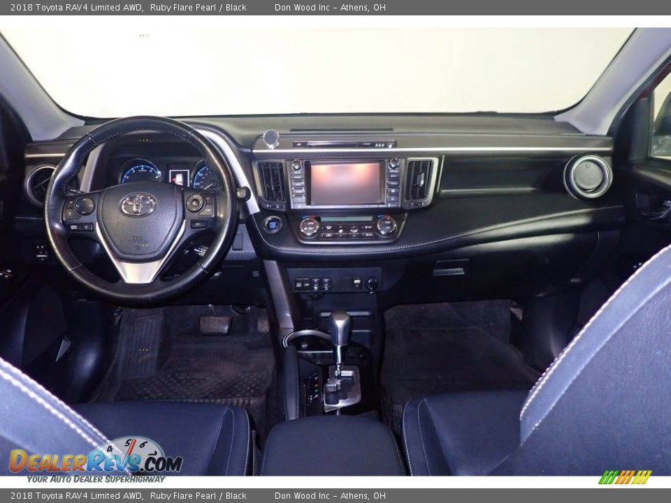 2018 Toyota RAV4 Limited AWD Ruby Flare Pearl / Black Photo #27