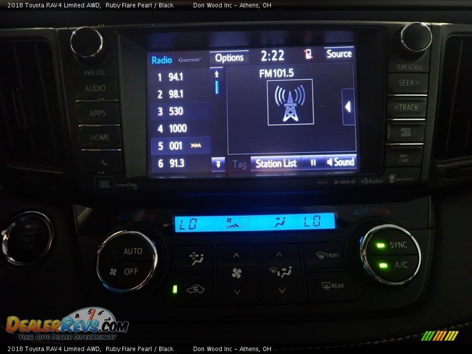 2018 Toyota RAV4 Limited AWD Ruby Flare Pearl / Black Photo #29
