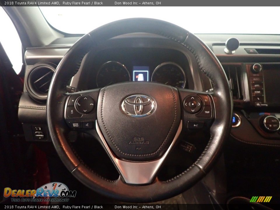 2018 Toyota RAV4 Limited AWD Ruby Flare Pearl / Black Photo #30