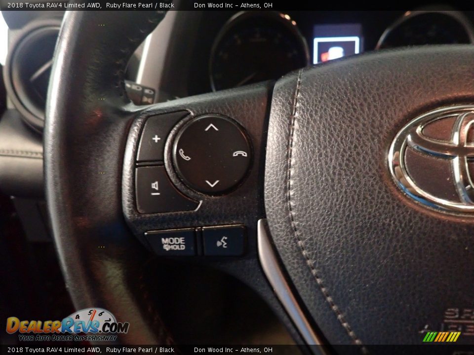 2018 Toyota RAV4 Limited AWD Ruby Flare Pearl / Black Photo #32