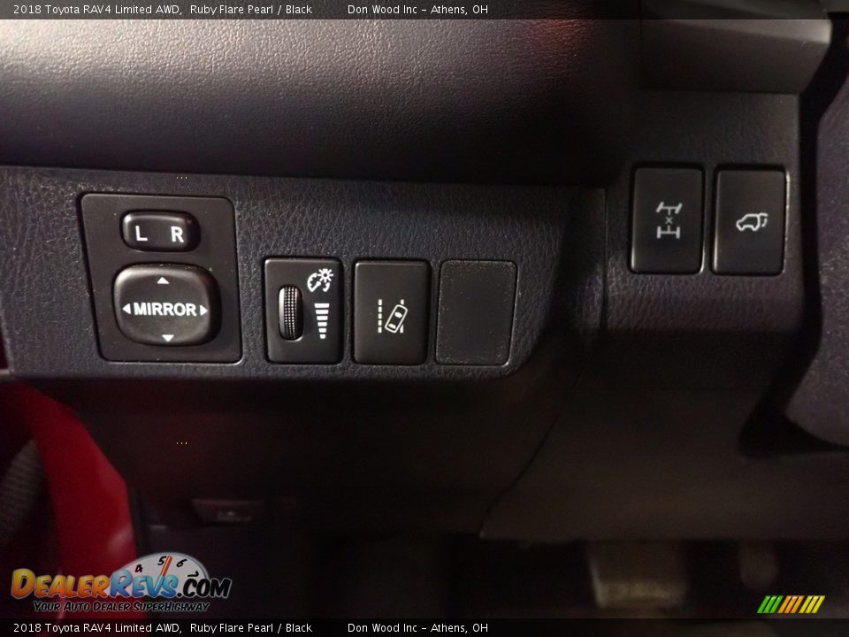 2018 Toyota RAV4 Limited AWD Ruby Flare Pearl / Black Photo #34
