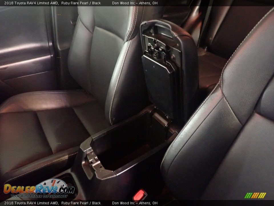 2018 Toyota RAV4 Limited AWD Ruby Flare Pearl / Black Photo #36