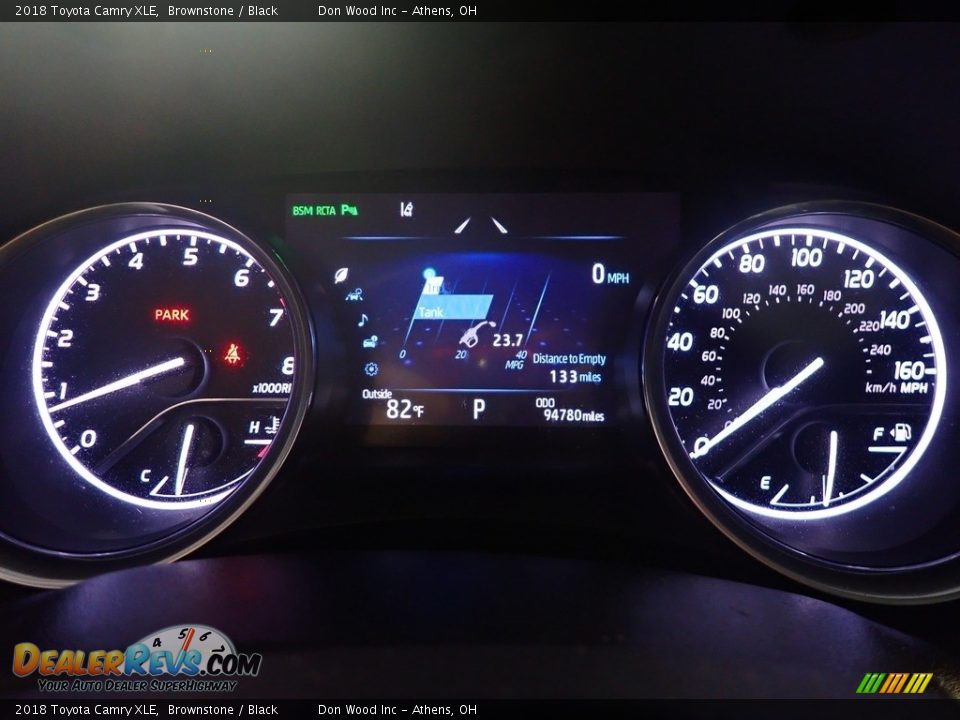 2018 Toyota Camry XLE Brownstone / Black Photo #30