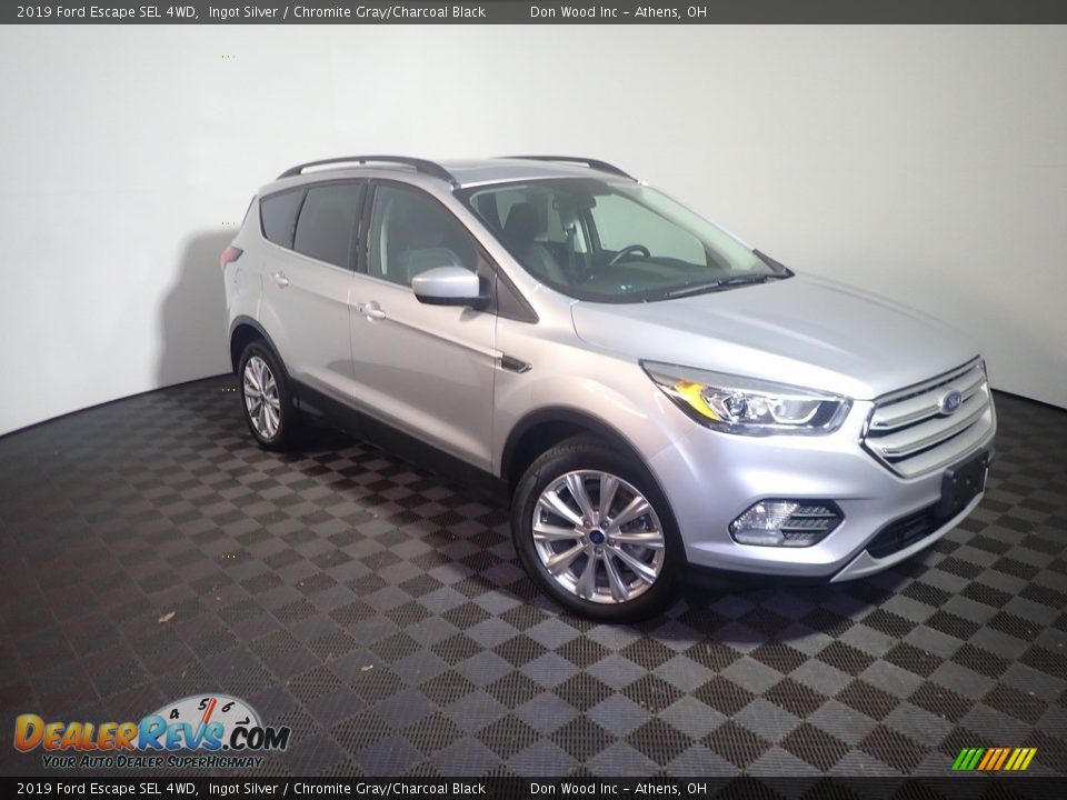 2019 Ford Escape SEL 4WD Ingot Silver / Chromite Gray/Charcoal Black Photo #4