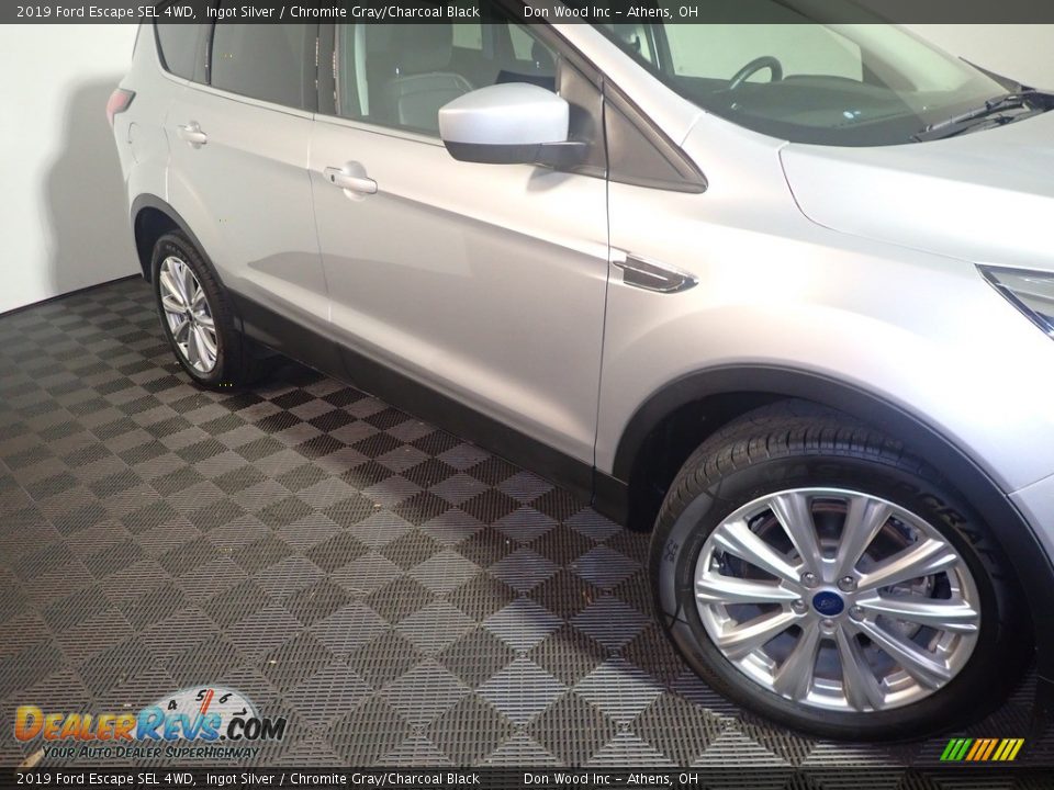 2019 Ford Escape SEL 4WD Ingot Silver / Chromite Gray/Charcoal Black Photo #5