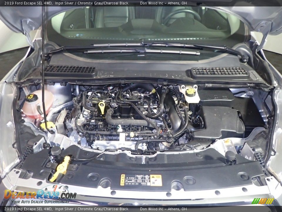 2019 Ford Escape SEL 4WD Ingot Silver / Chromite Gray/Charcoal Black Photo #8