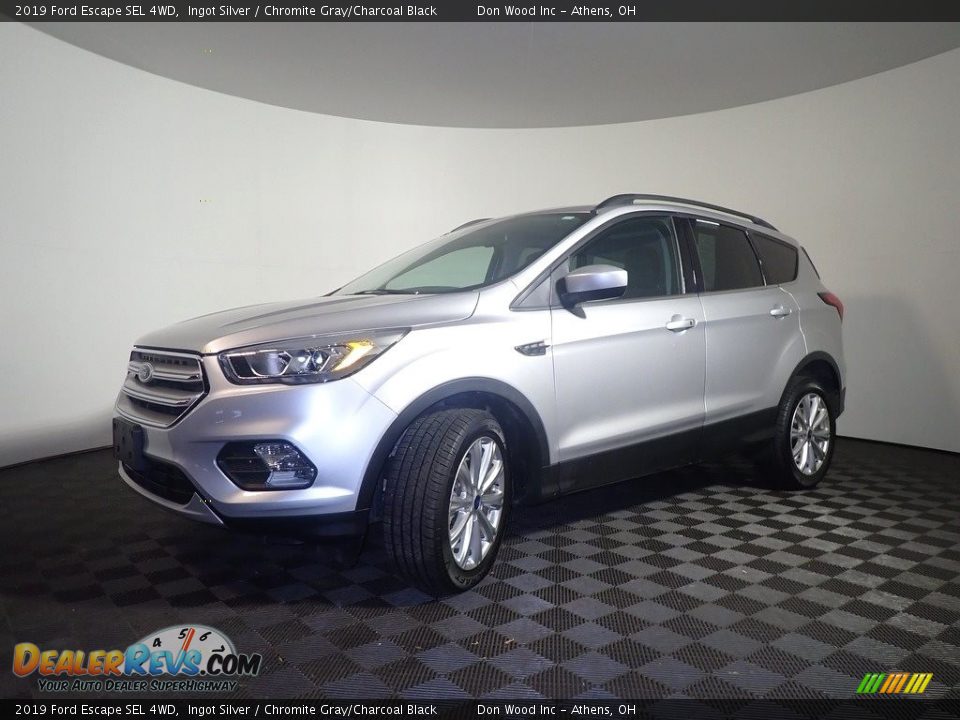 2019 Ford Escape SEL 4WD Ingot Silver / Chromite Gray/Charcoal Black Photo #9