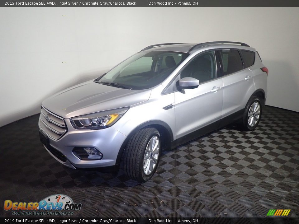 2019 Ford Escape SEL 4WD Ingot Silver / Chromite Gray/Charcoal Black Photo #10