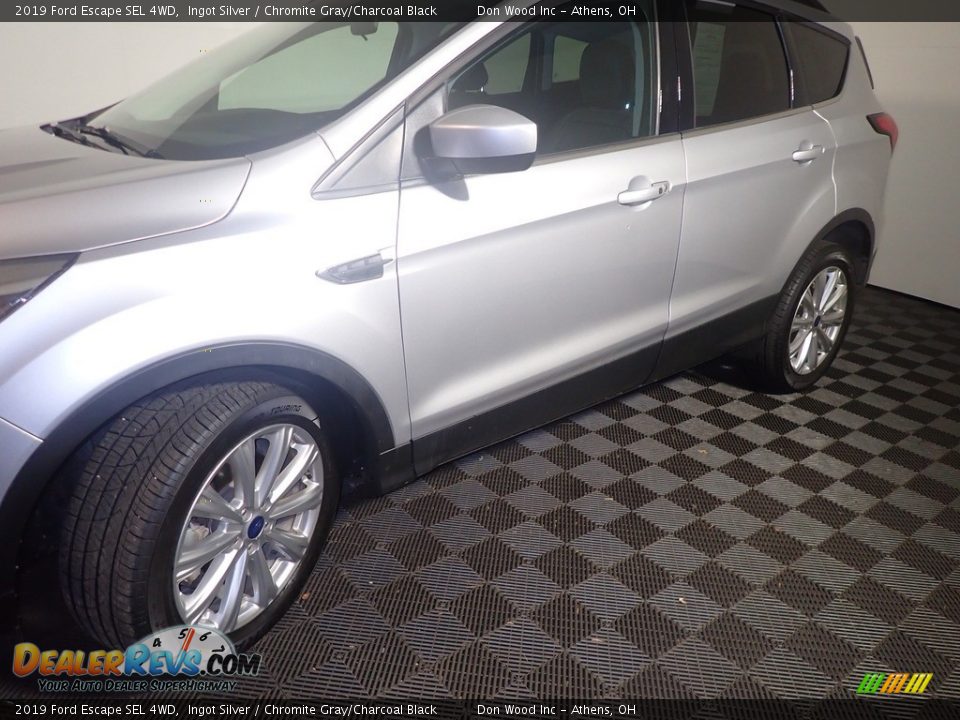 2019 Ford Escape SEL 4WD Ingot Silver / Chromite Gray/Charcoal Black Photo #11