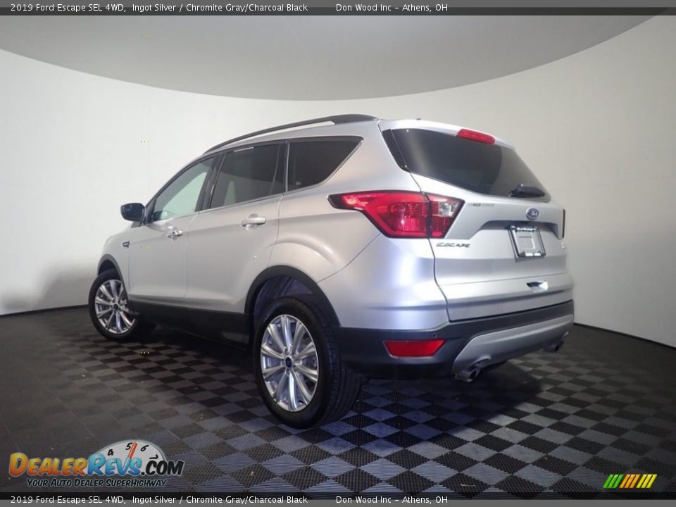 2019 Ford Escape SEL 4WD Ingot Silver / Chromite Gray/Charcoal Black Photo #12