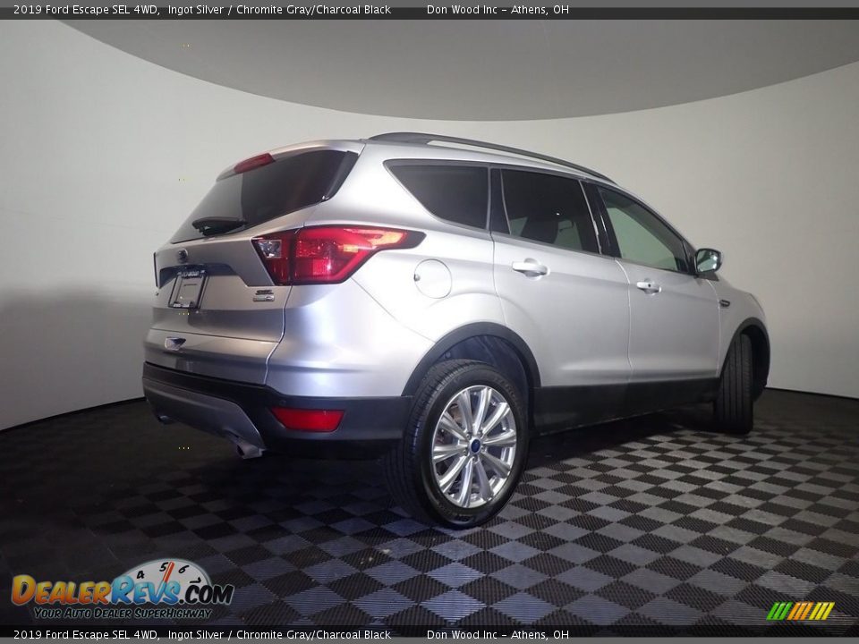 2019 Ford Escape SEL 4WD Ingot Silver / Chromite Gray/Charcoal Black Photo #18