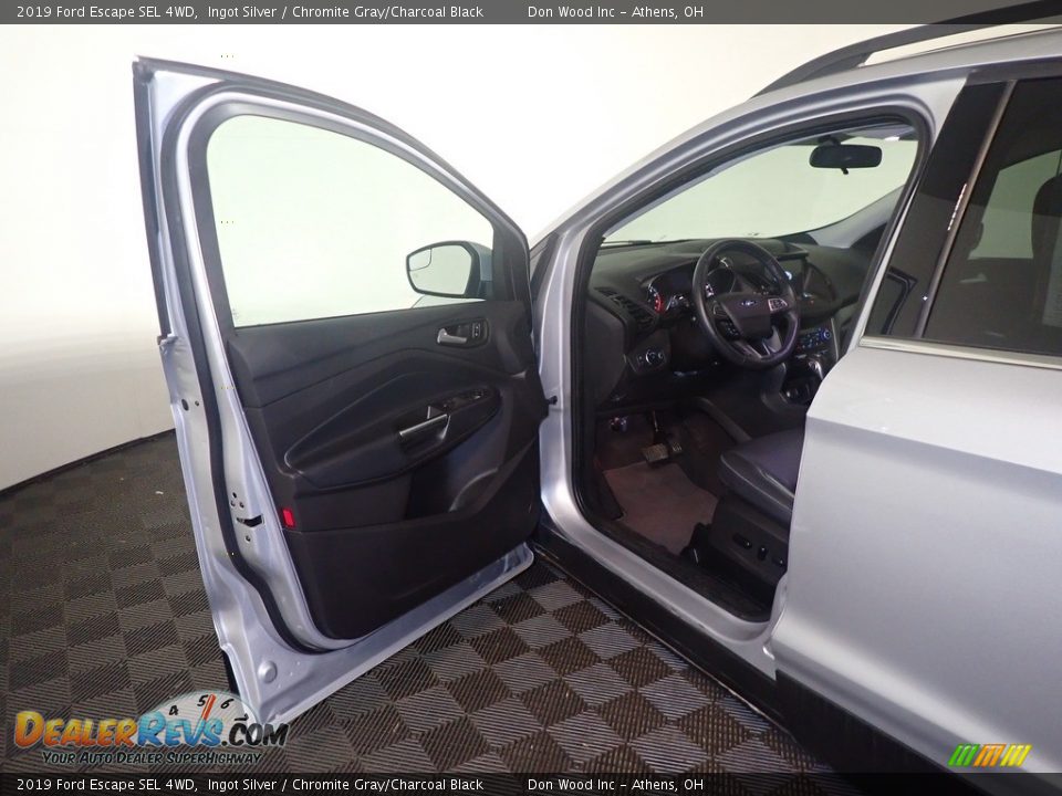 2019 Ford Escape SEL 4WD Ingot Silver / Chromite Gray/Charcoal Black Photo #21