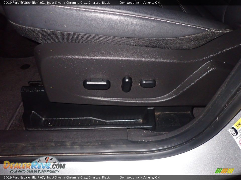 2019 Ford Escape SEL 4WD Ingot Silver / Chromite Gray/Charcoal Black Photo #24