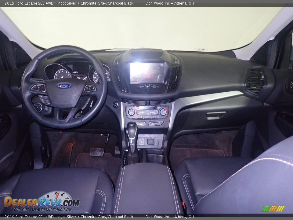 2019 Ford Escape SEL 4WD Ingot Silver / Chromite Gray/Charcoal Black Photo #25