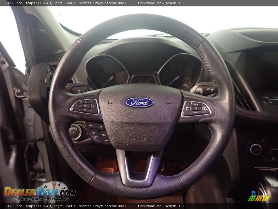 2019 Ford Escape SEL 4WD Ingot Silver / Chromite Gray/Charcoal Black Photo #28