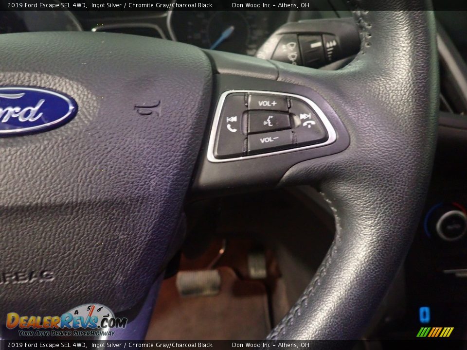 2019 Ford Escape SEL 4WD Ingot Silver / Chromite Gray/Charcoal Black Photo #31