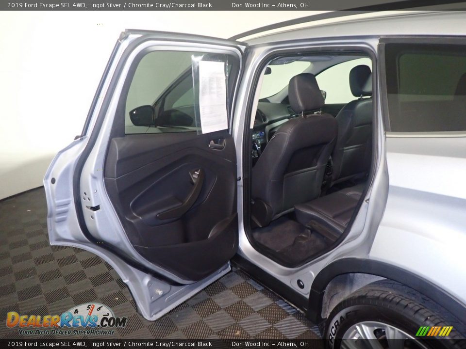 2019 Ford Escape SEL 4WD Ingot Silver / Chromite Gray/Charcoal Black Photo #35