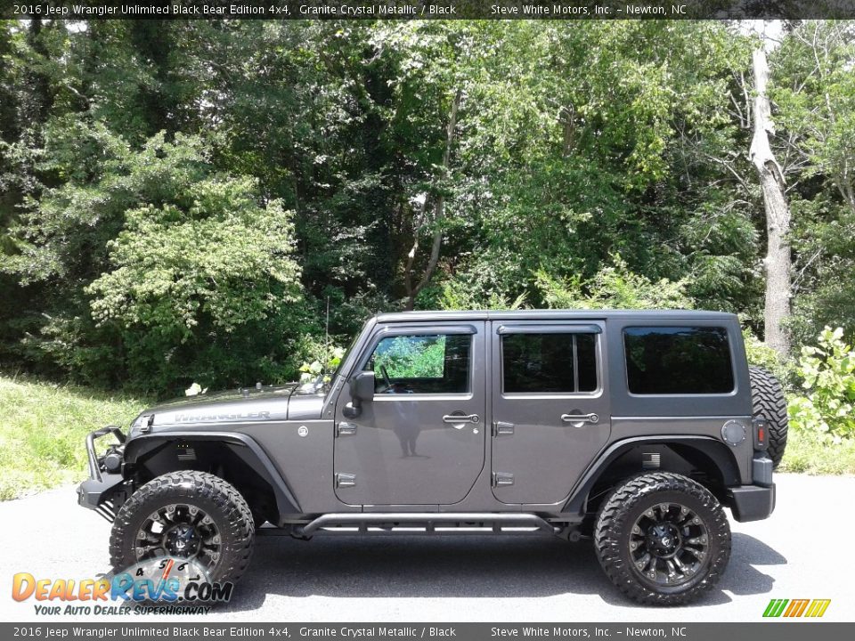 Granite Crystal Metallic 2016 Jeep Wrangler Unlimited Black Bear Edition 4x4 Photo #1