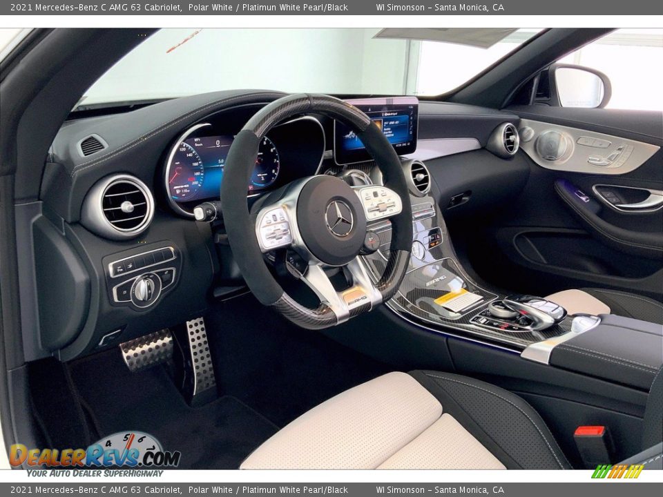Front Seat of 2021 Mercedes-Benz C AMG 63 Cabriolet Photo #4