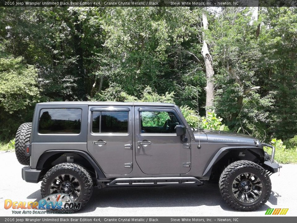 Granite Crystal Metallic 2016 Jeep Wrangler Unlimited Black Bear Edition 4x4 Photo #5