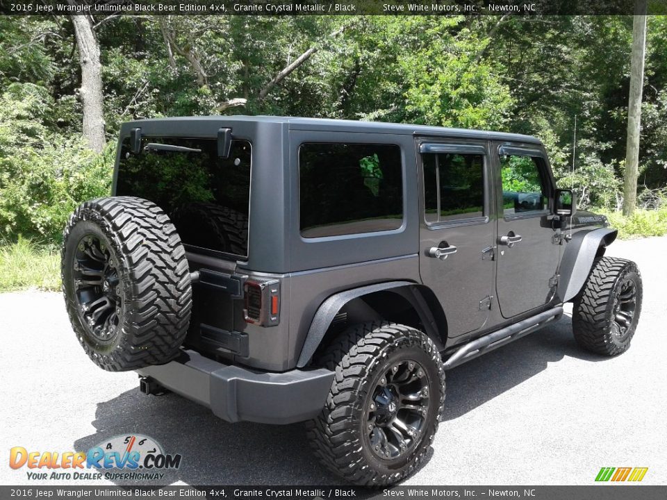 2016 Jeep Wrangler Unlimited Black Bear Edition 4x4 Granite Crystal Metallic / Black Photo #6