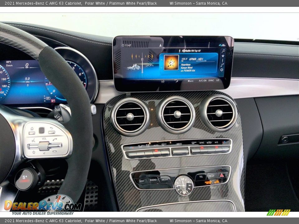 Controls of 2021 Mercedes-Benz C AMG 63 Cabriolet Photo #7