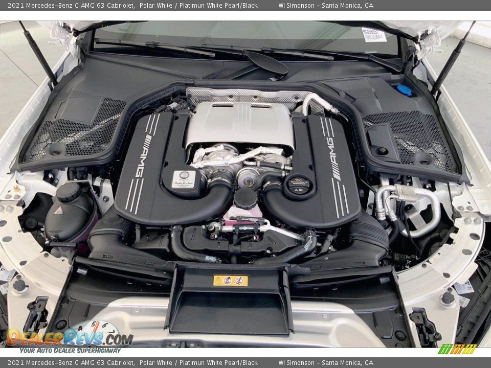 2021 Mercedes-Benz C AMG 63 Cabriolet 4.0 Liter AMG biturbo DOHC 32-Valve VVT V8 Engine Photo #9