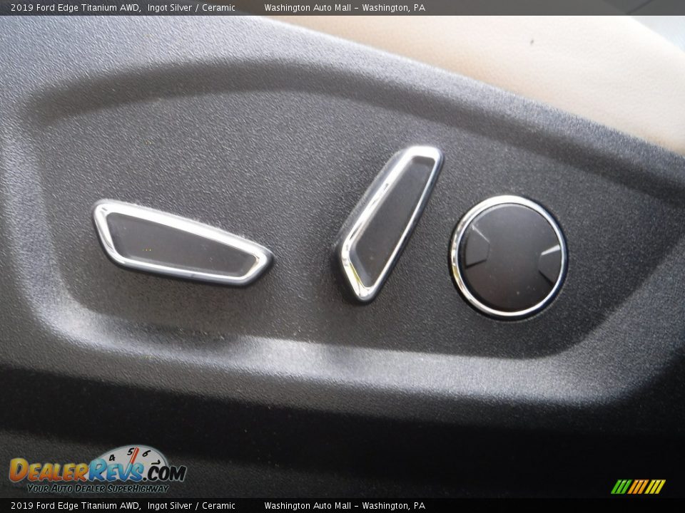 2019 Ford Edge Titanium AWD Ingot Silver / Ceramic Photo #14